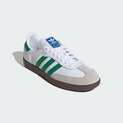Adidas Samba OG Sneakers - White / Green / Gum 5 - view 4