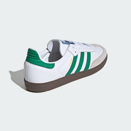 Adidas Samba OG Sneakers - White / Green / Gum 5 - view 5