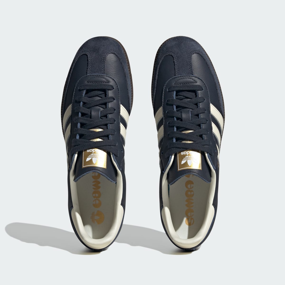 Adidas Samba OG Sneakers - Night Navy / Cream White / Gum - view 3