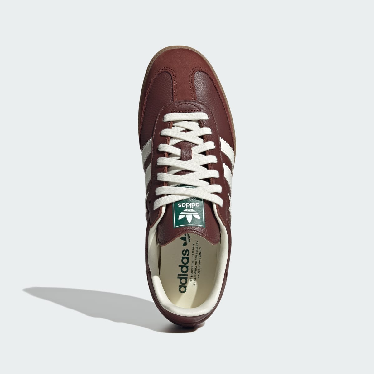 Adidas Samba OG Sneakers - Fox Brown / Off White / Gum - view 2