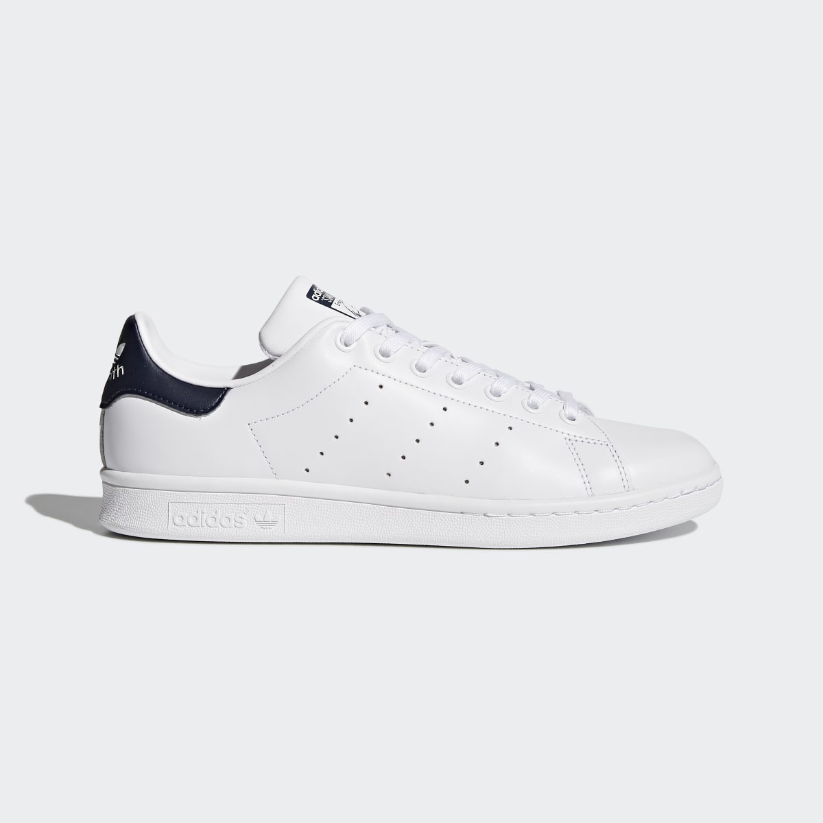 Adidas Stan Smith Sneakers - Core White / Dark Blue - view 1