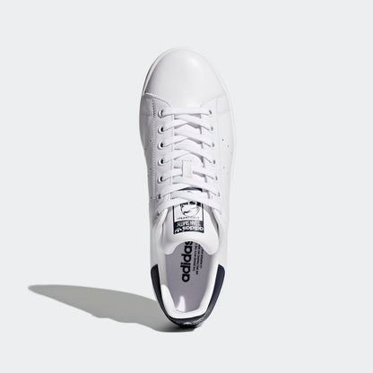 Adidas Stan Smith Sneakers - Core White / Dark Blue - view 2