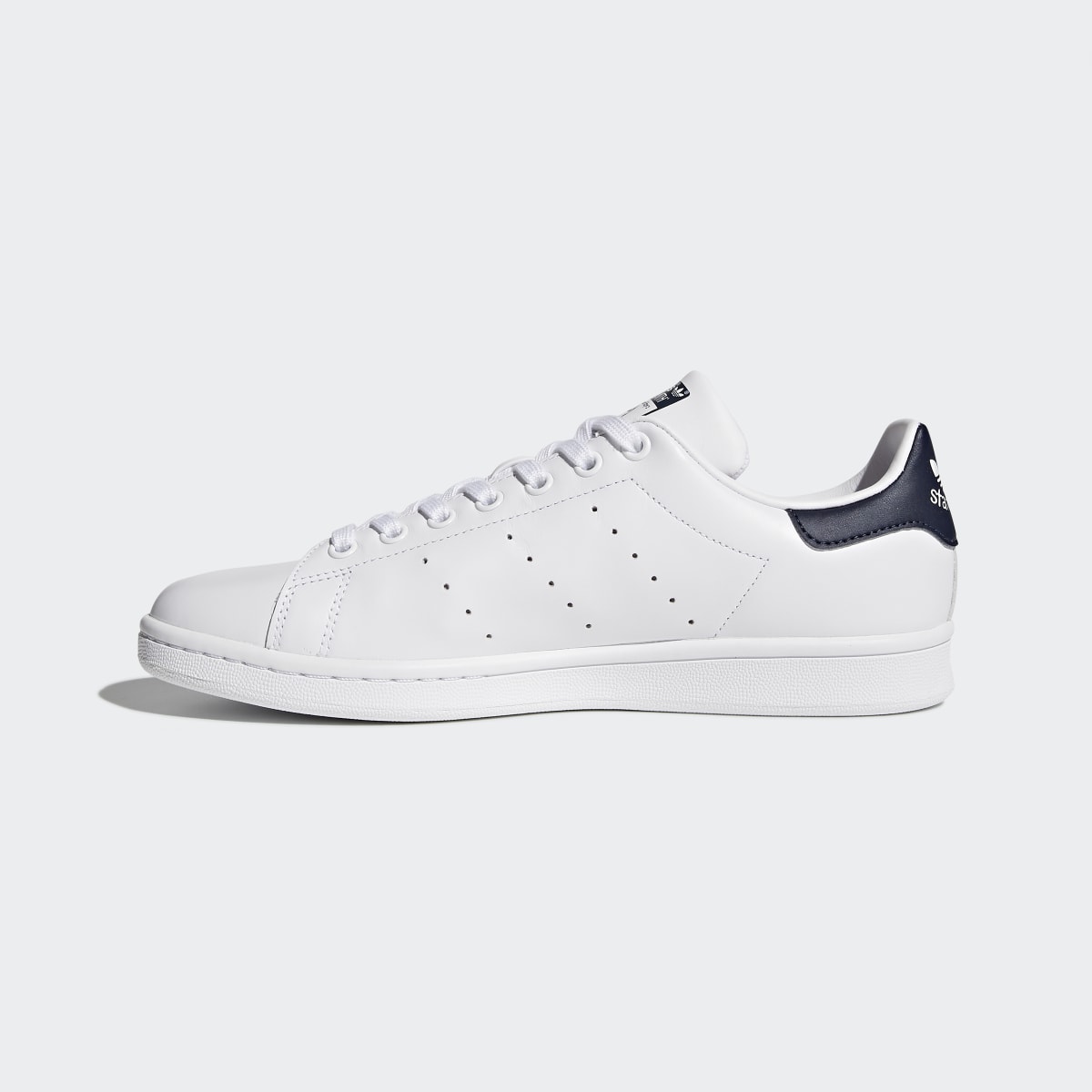 Adidas Stan Smith Sneakers - Core White / Dark Blue - view 4