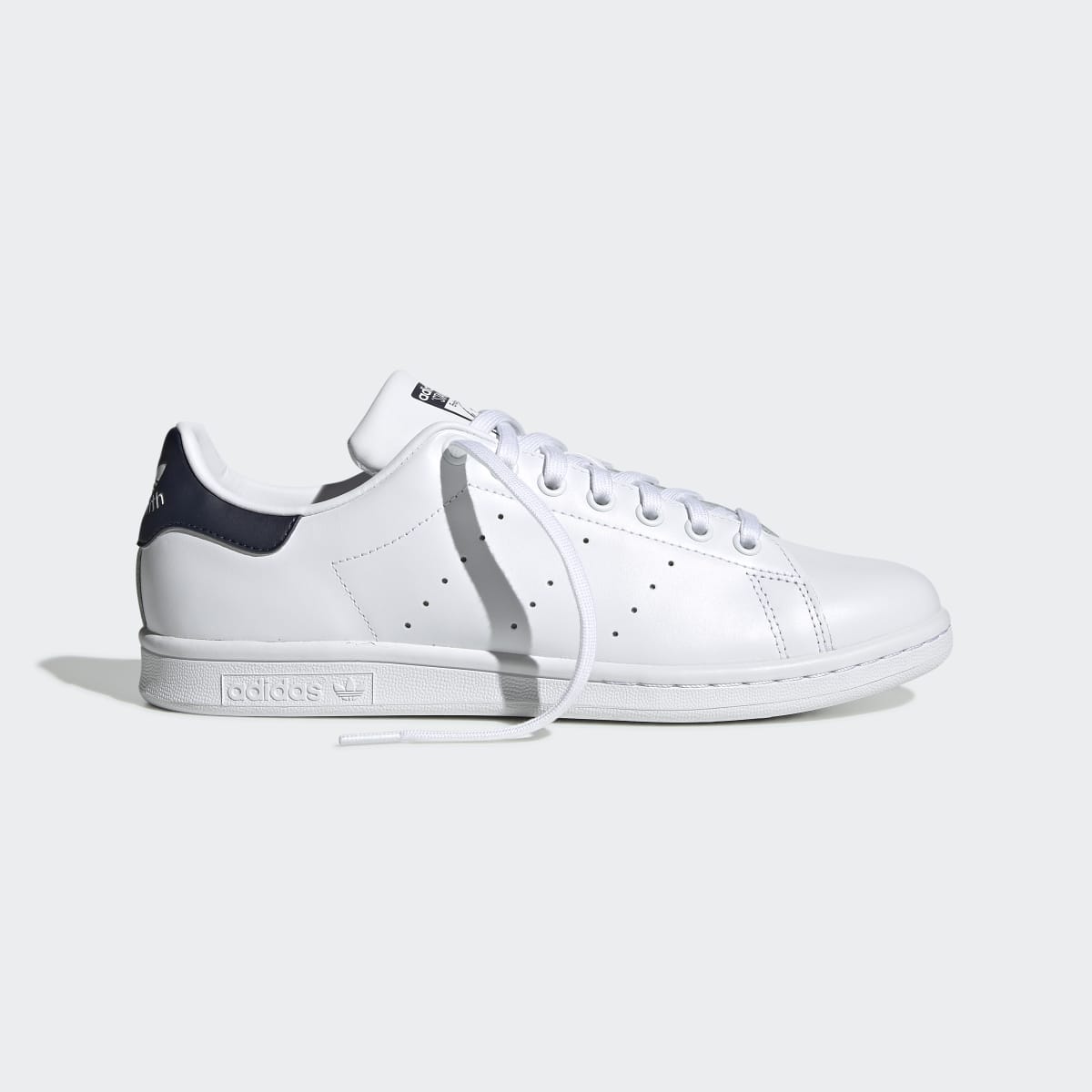 Adidas Stan Smith Sneakers - Core White / Dark Blue - view 5