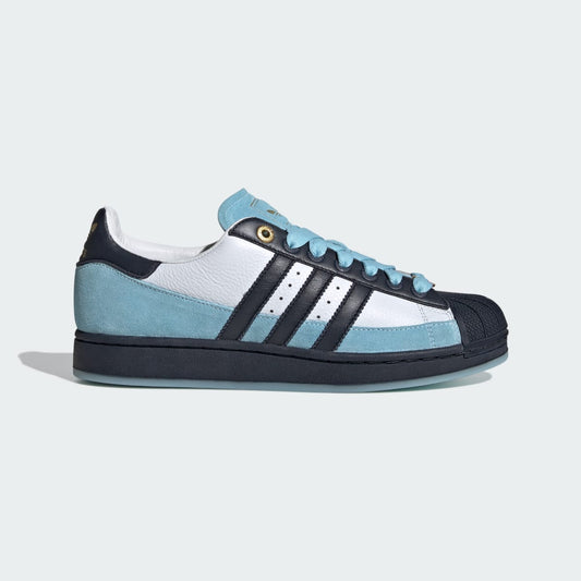 Adidas Superstar II Sneakers - White / Navy / Blue - view 1