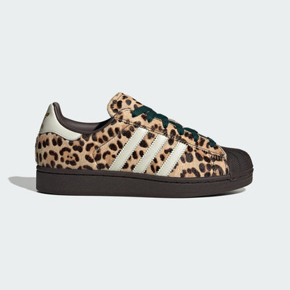 Adidas Superstar II Sneakers - Dark Brown / Ivory / Gold Metallic - view 1