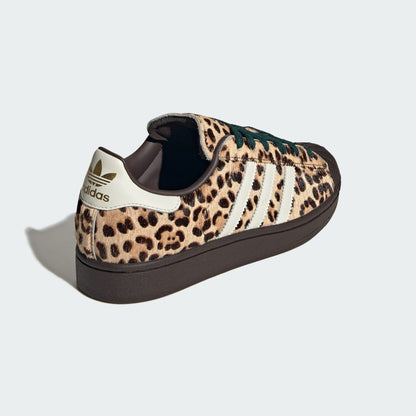 Adidas Superstar II Sneakers - Dark Brown / Ivory / Gold Metallic - view 5