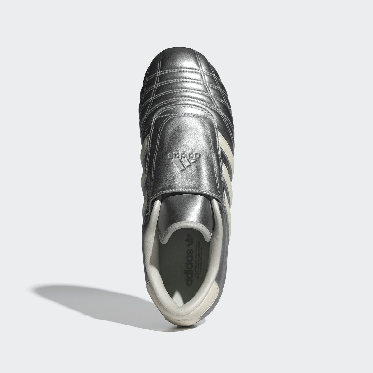 Adidas Taekwondo Sneakers - Silver Metallic / Off White / Gum - view 2