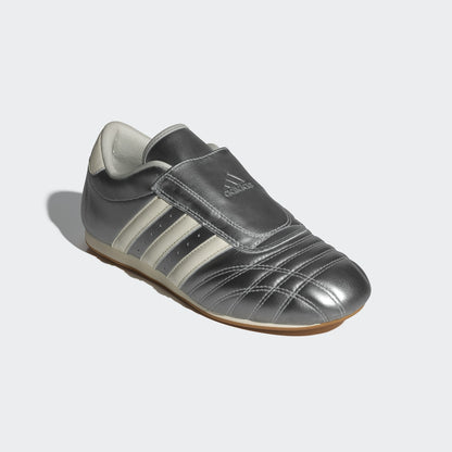 Adidas Taekwondo Sneakers - Silver Metallic / Off White / Gum - view 4