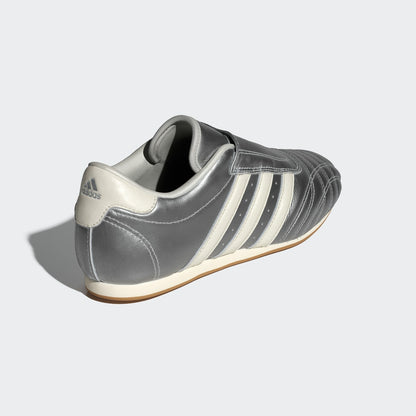 Adidas Taekwondo Sneakers - Silver Metallic / Off White / Gum - view 5