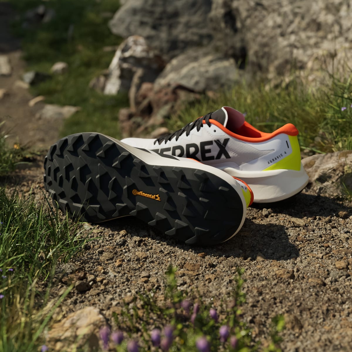 Adidas Terrex Agravic 4 Training Shoes - Cloud White / Core Black / Semi Impact Orange - view 4