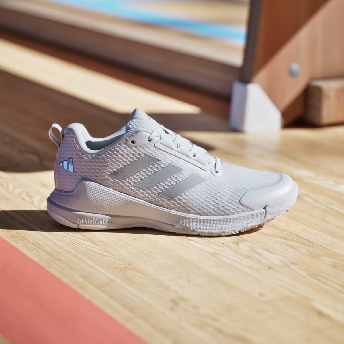 Adidas Novaflight 2 Other Sports Shoes - Cloud White / Silver Metallic / Cloud White - view 3