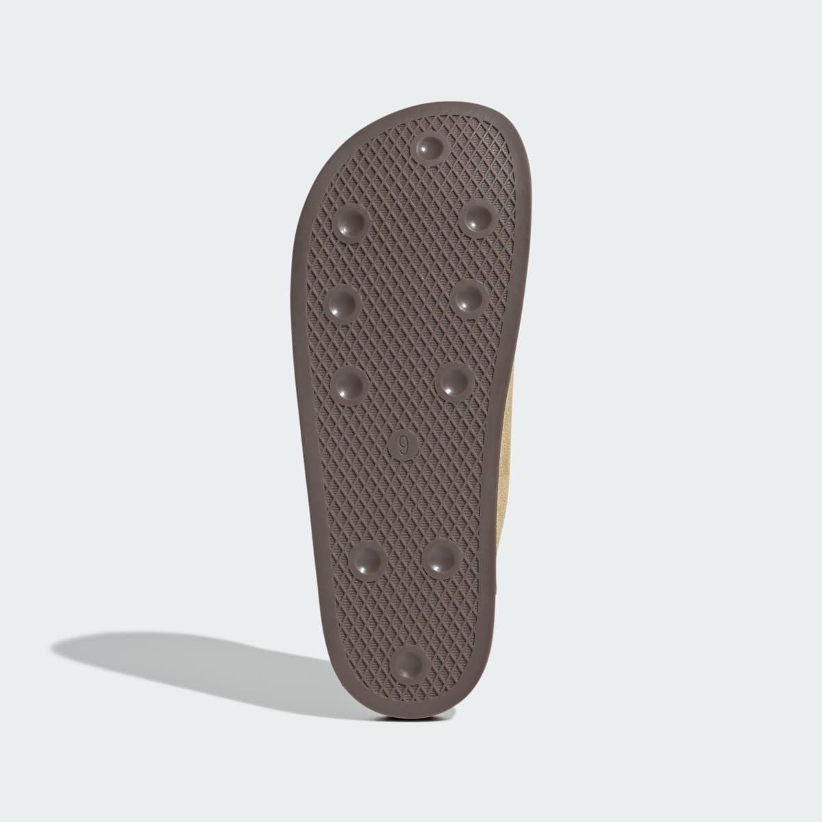 Adidas Claquette Adimule Slides and Flip-Flops Slides and Flip-Flops - Golden Beige / Gum - view 3