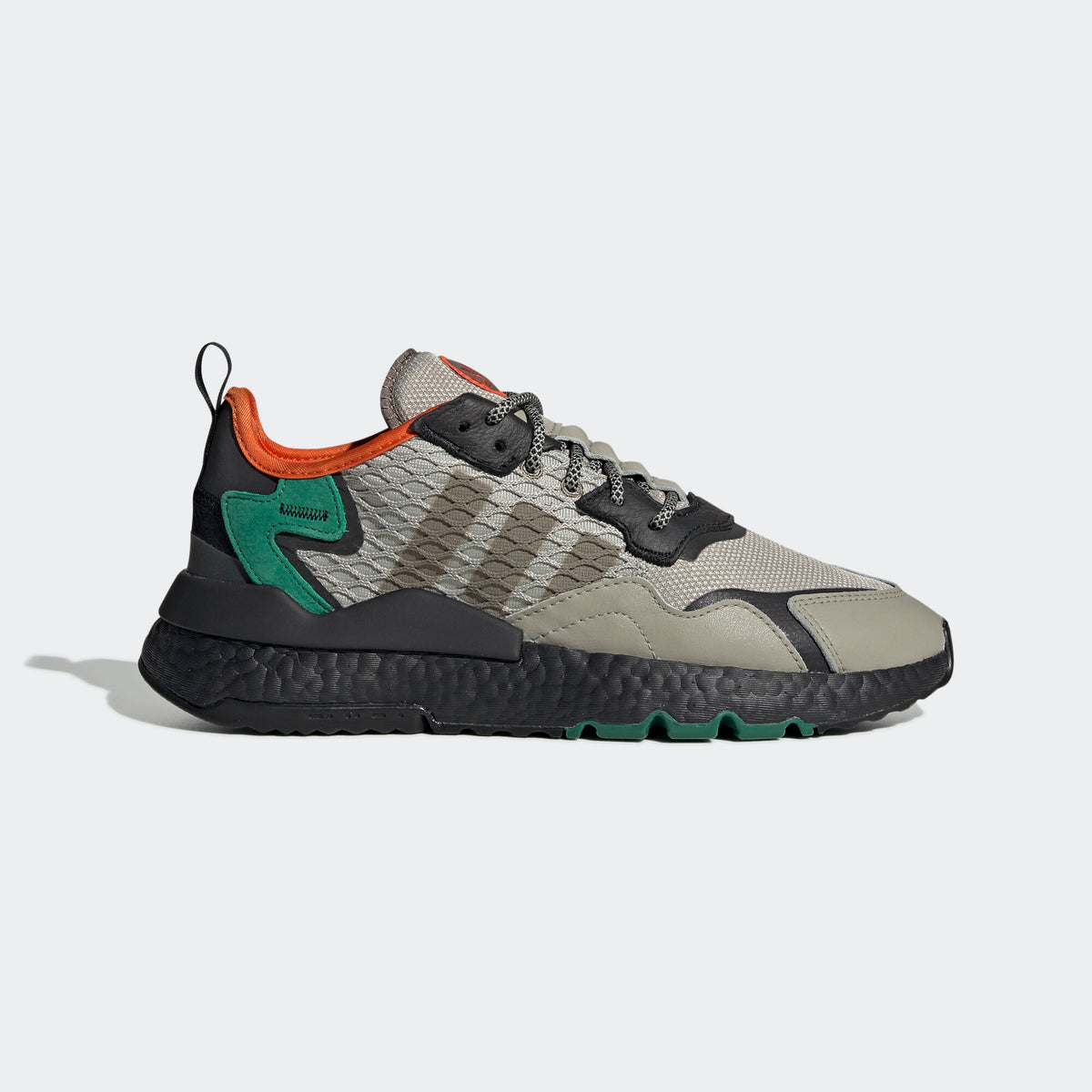 Adidas Nite Jogger Sneakers - Sesame / Black / Smoke Green - view 1