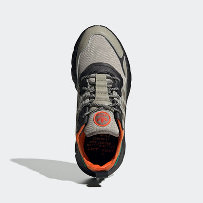Adidas Nite Jogger Sneakers - Sesame / Black / Smoke Green - view 3