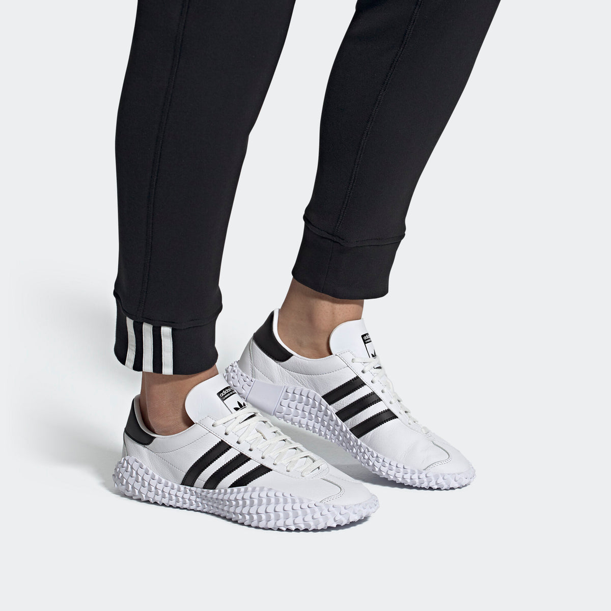 Adidas CountryxKamanda Sneakers - Crystal White / Core Black - view 2