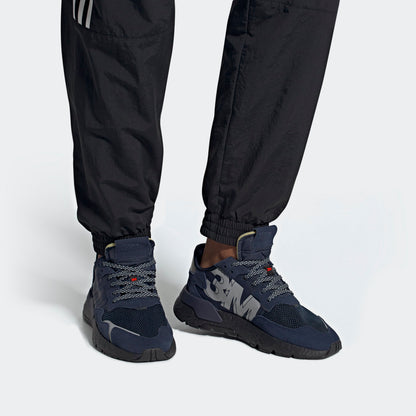 Adidas Nite Jogger Sneakers - Collegiate Navy / Silver - view 2