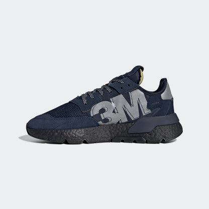Adidas Nite Jogger Sneakers - Collegiate Navy / Silver - view 7