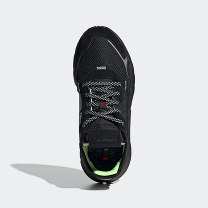 Adidas Nite Jogger Sneakers - Core Black / Flash Silver - view 3