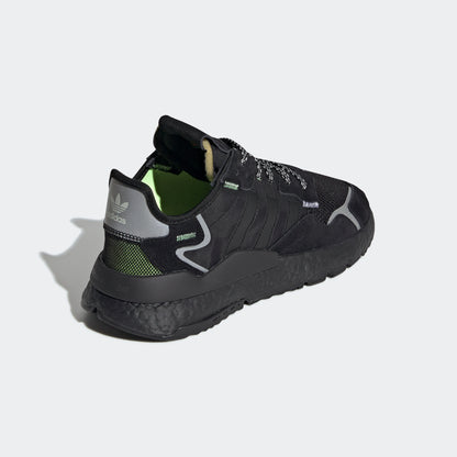 Adidas Nite Jogger Sneakers - Core Black / Flash Silver - view 6