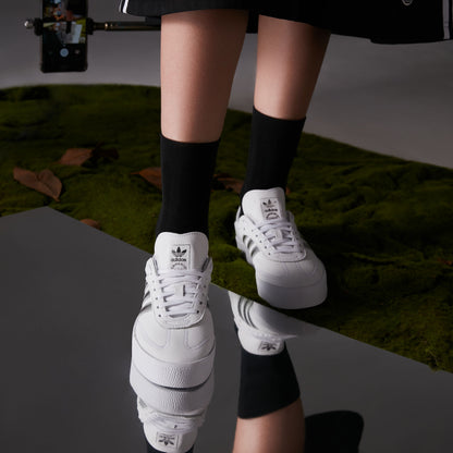 Adidas Sambarose Sneakers - White / Silver - view 1