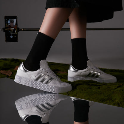 Adidas Sambarose Sneakers - White / Silver - view 4