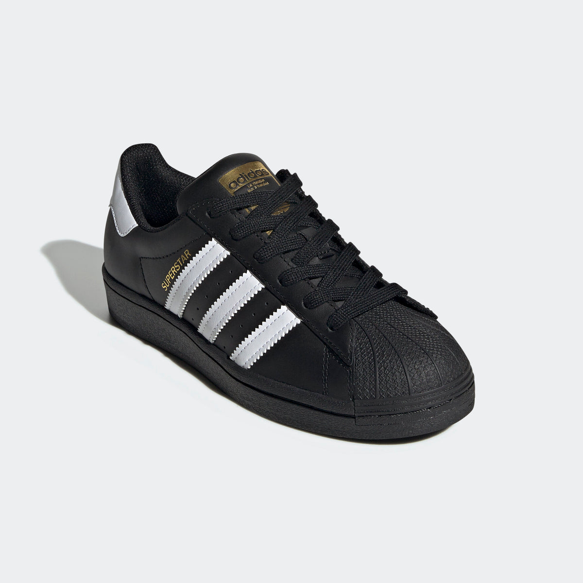 Adidas Superstar Sneakers - Core Black / White / Gold - view 5