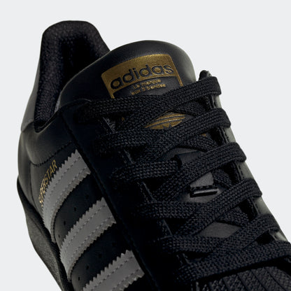 Adidas Superstar Sneakers - Core Black / White / Gold - view 8