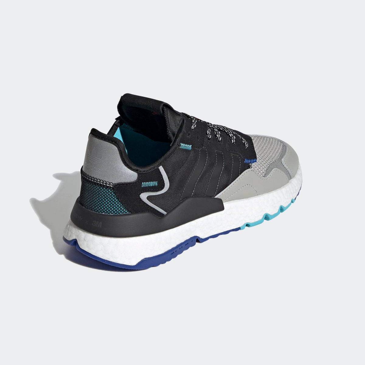 Adidas Nite Jogger Sneakers - Core Black / Talc Grey / Silver Metallic - view 6