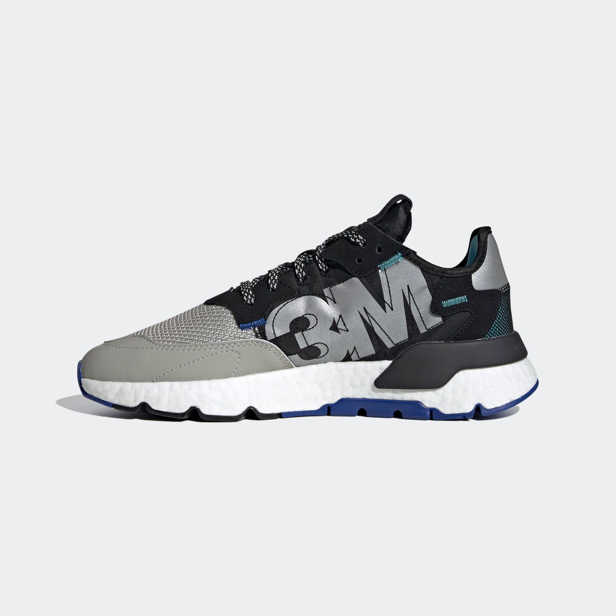 Adidas Nite Jogger Sneakers - Core Black / Talc Grey / Silver Metallic - view 7