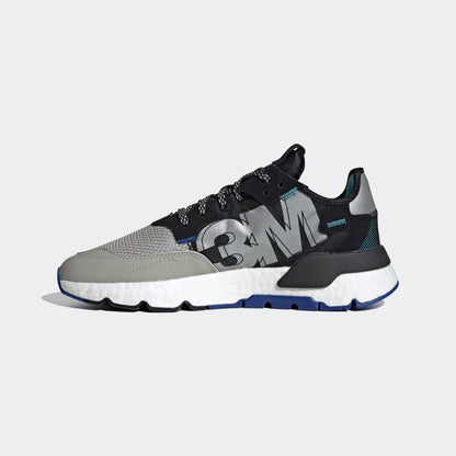 Adidas Nite Jogger Sneakers - Core Black / Talc Grey / Silver Metallic - view 7