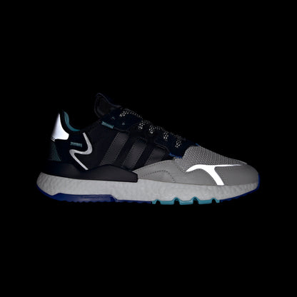 Adidas Nite Jogger Sneakers - Core Black / Talc Grey / Silver Metallic - view 8