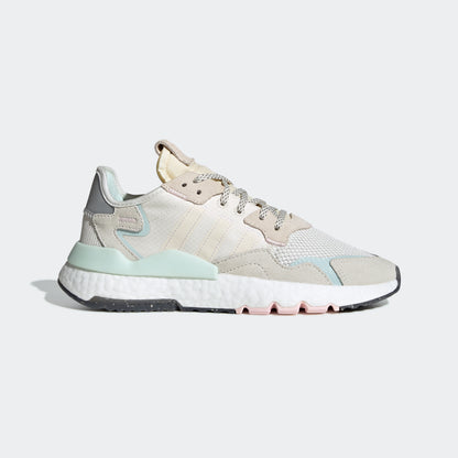 Adidas Nite Jogger Sneakers - White / Beige / Light Grey / Dark Grey / Mint Green - view 5