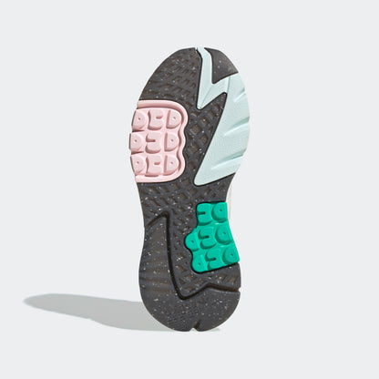 Adidas Nite Jogger Sneakers - White / Beige / Light Grey / Dark Grey / Mint Green - view 8