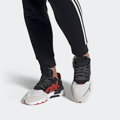 Adidas NITE Jogger Sneakers - Black / White / Beige / Silver Grey - view 5
