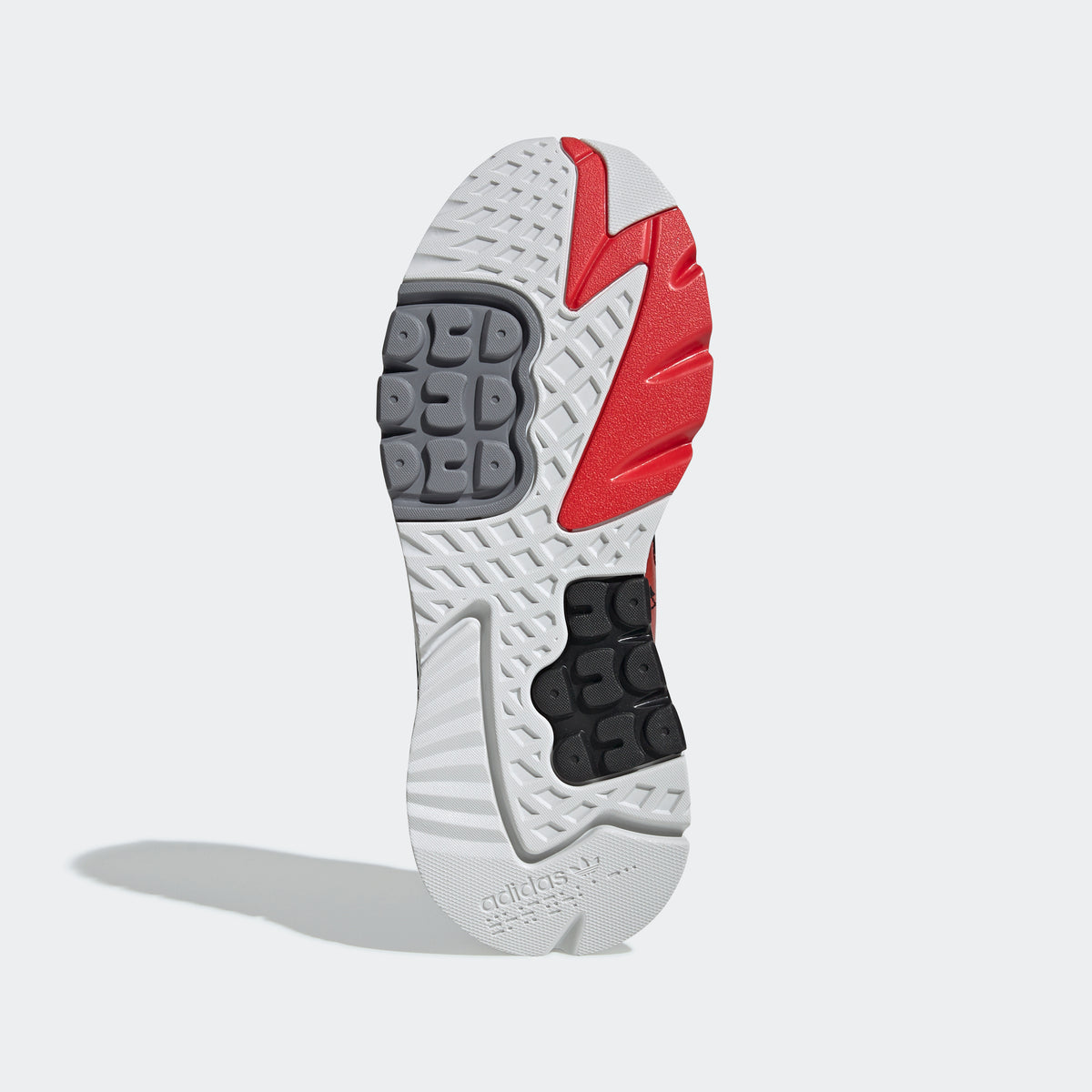 Adidas NITE Jogger Sneakers - Black / White / Beige / Silver Grey - view 7