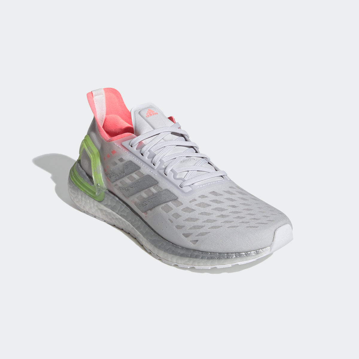 Adidas Ultraboost PB Sneakers - Dash Grey / Light Flash Red / Glory Green / Silver Metallic - view 5