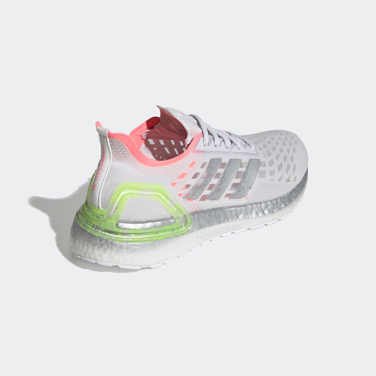Adidas Ultraboost PB Sneakers - Dash Grey / Light Flash Red / Glory Green / Silver Metallic - view 6