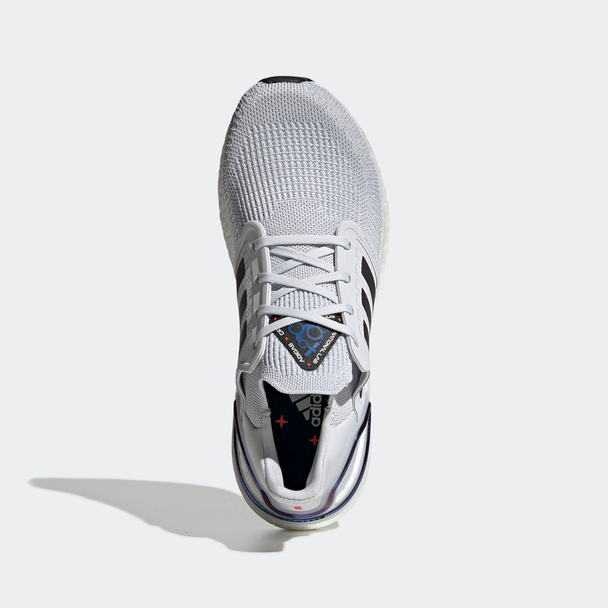 Adidas Ultraboost 20 Sneakers - Dash Grey / Purple / Core Black / Solar Red - view 3