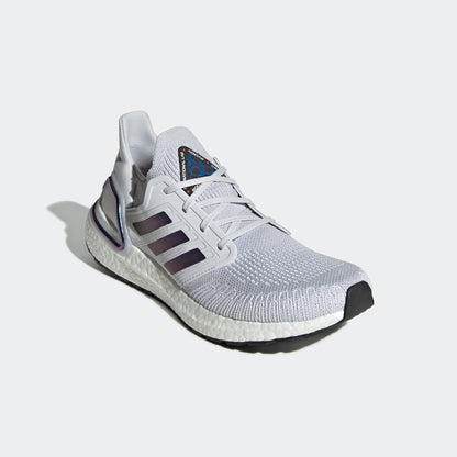 Adidas Ultraboost 20 Sneakers - Dash Grey / Purple / Core Black / Solar Red - view 5