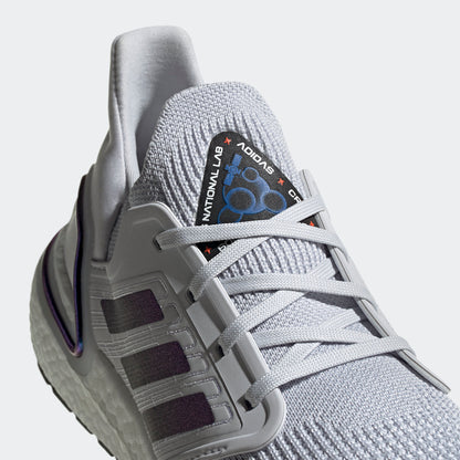 Adidas Ultraboost 20 Sneakers - Dash Grey / Purple / Core Black / Solar Red - view 8