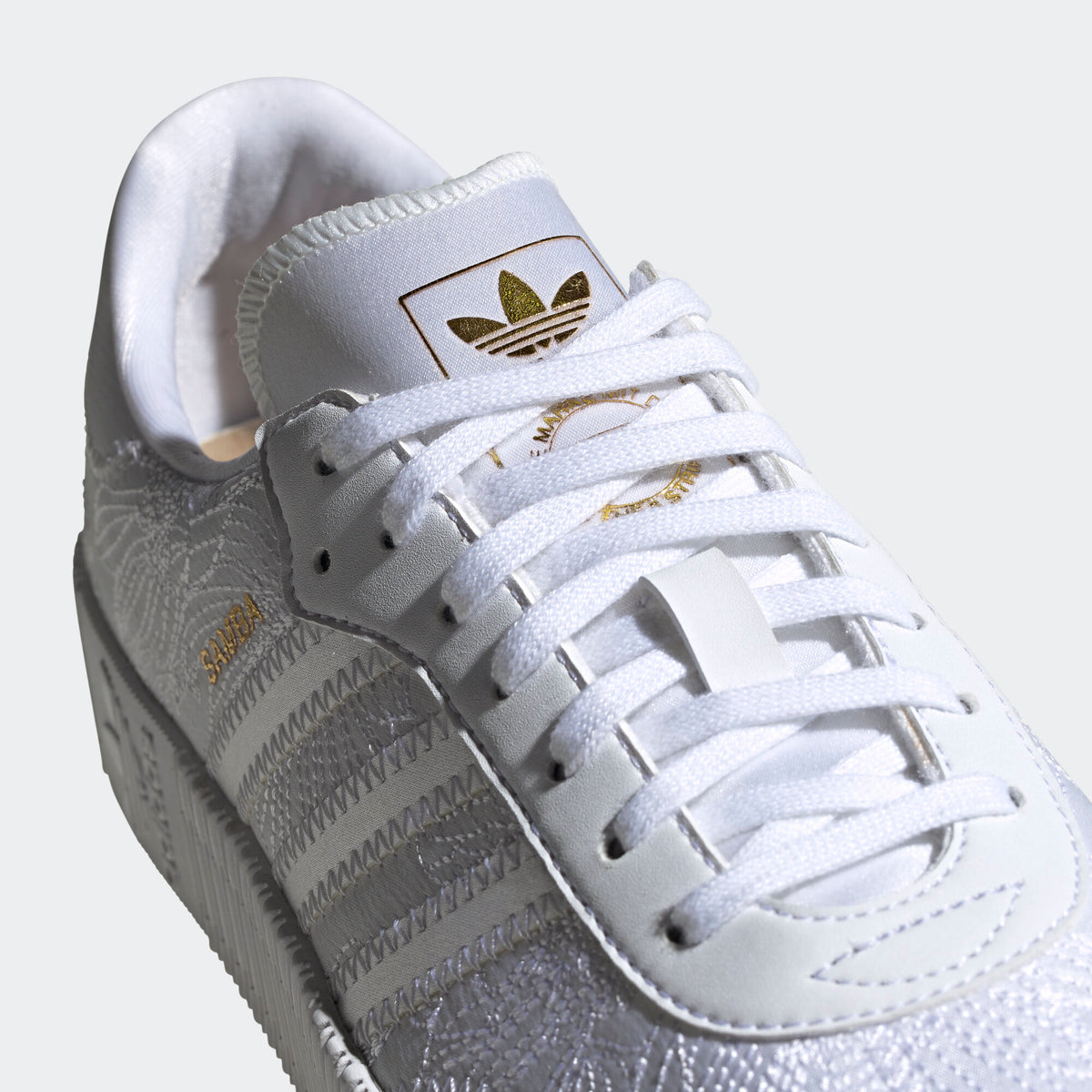Adidas Sambarose Sneakers - White / Gold - view 8