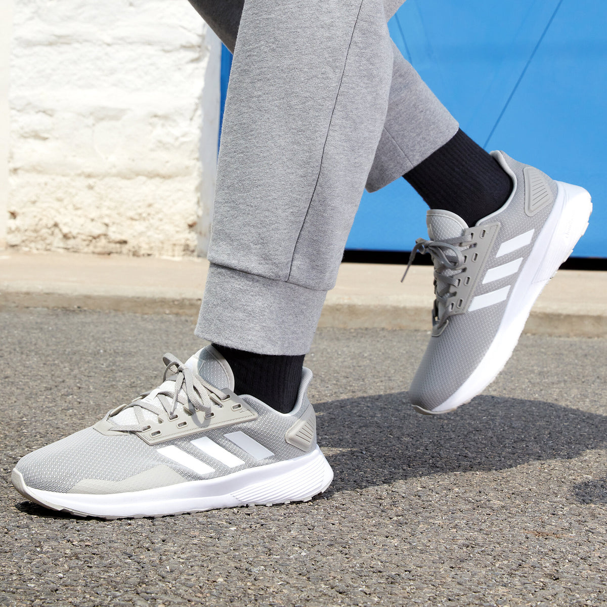 Adidas Duramo 9 Sneakers - Grey / White - view 2