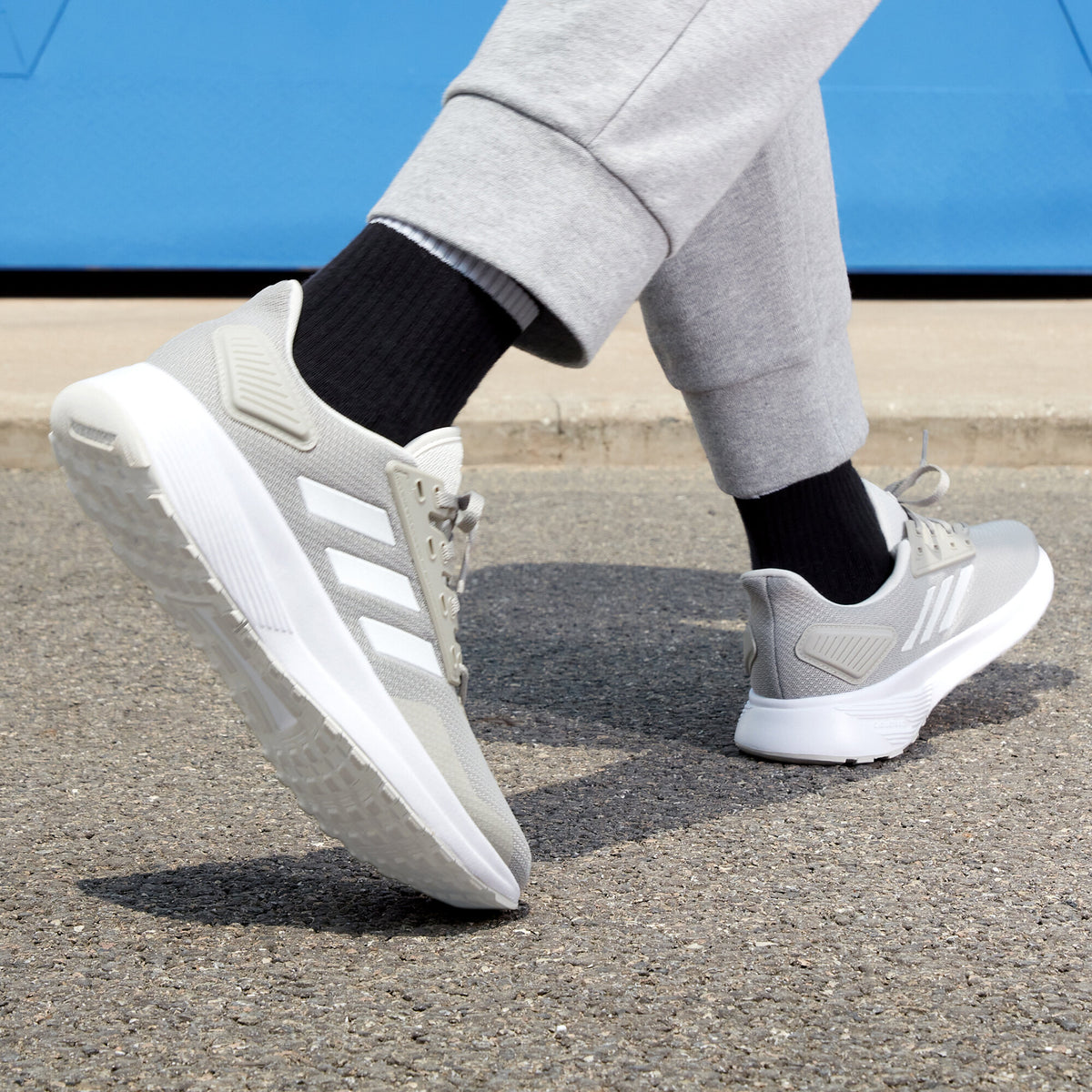Adidas Duramo 9 Sneakers - Grey / White - view 3