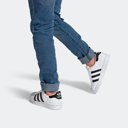 Adidas Superstar Sneakers - White / Core Black / Gold - view 5