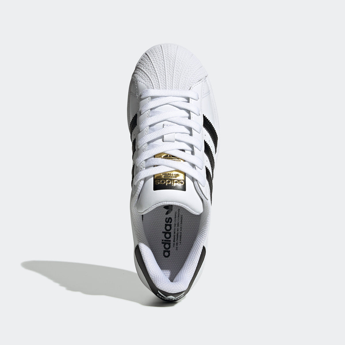 Adidas Superstar Sneakers - White / Core Black / Gold - view 6