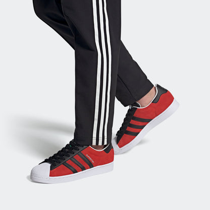 Adidas Superstar Sneakers - Shock Pink / Core Black / Yellow - view 2