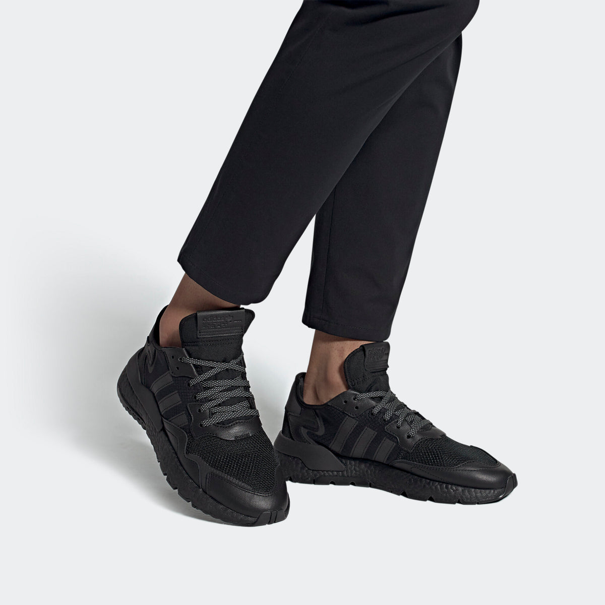 Adidas Nite Jogger Sneakers - Black - view 3