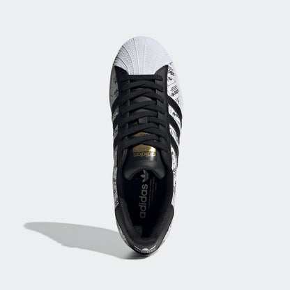 Adidas Superstar Sneakers - Black / White / Gold Metallic - view 7