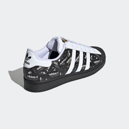 Adidas Superstar Sneakers - Black / White / Gold Metallic - view 2